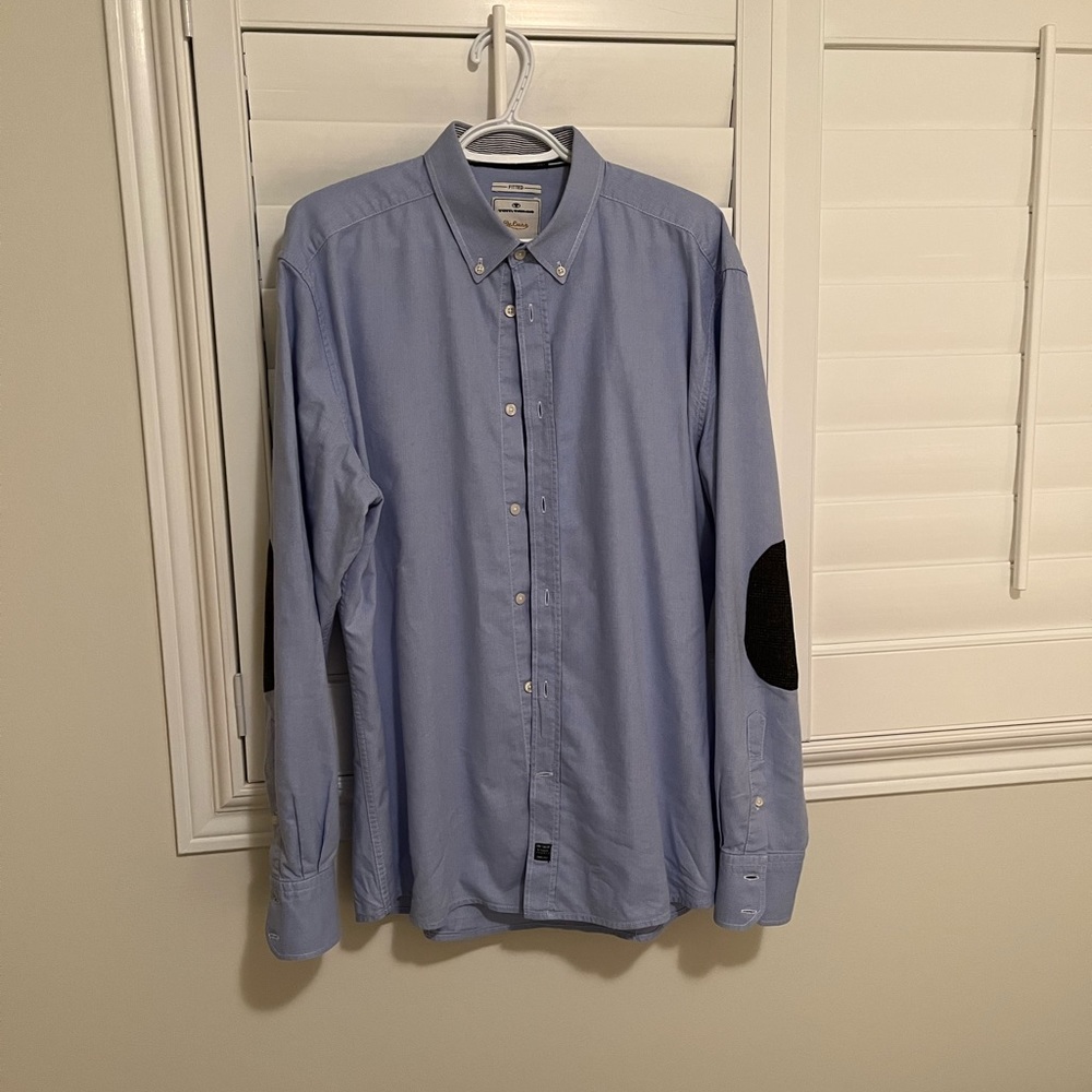 Tom Tailor button down Oxford long sleeve shirt - XL super slim fit